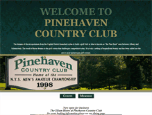 Tablet Screenshot of pinehavencc.com